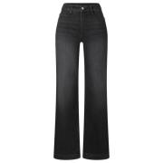 Wide Leg Denim Dream Jeans MAC , Black , Dames