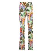 Gedrukte wijde broek Etro , Multicolor , Dames