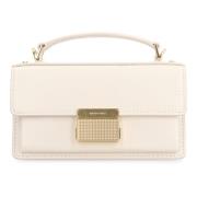 Mini Leren Crossbody Tas Golden Goose , White , Dames