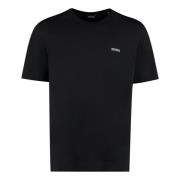 T-Shirts Ermenegildo Zegna , Black , Heren