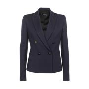 Dubbelrijige blazer met voorzakken Dondup , Blue , Dames