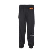 Sportbroek met logo-patch Heron Preston , Black , Heren