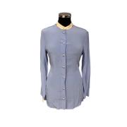 Pre-owned Cotton tops Gucci Vintage , Blue , Dames