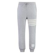 Gebreide trackpants met driekleurig detail Thom Browne , Gray , Heren