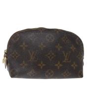 Pre-owned Canvas pouches Louis Vuitton Vintage , Brown , Dames