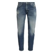 Versleten Brighton Carrot-Fit Jeans Dondup , Blue , Heren