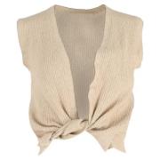 Pre-owned Cotton tops Jacquemus Pre-owned , Beige , Dames