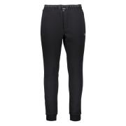 Jersey Sweatpants met Logo Patch Philipp Plein , Black , Heren