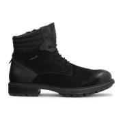 Nubuck Heren Enkellaarzen Kazar , Black , Heren