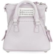 Klassieke Leren Crossbody Tas Maison Margiela , Purple , Dames