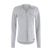 Twilight Lange Mouw Blouse Moscow , Gray , Dames