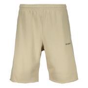 Katoenen Bermuda Shorts met Elastische Taille Off White , Beige , Here...