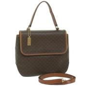 Pre-owned Leather handbags Celine Vintage , Brown , Dames