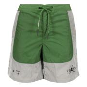 Jordan Bermuda Shorts met Logo Off White , Green , Heren