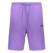 Katoenen Bermuda Shorts met zijzakken Balr. , Purple , Heren