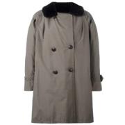 Pre-owned Cotton outerwear Yves Saint Laurent Vintage , Beige , Dames