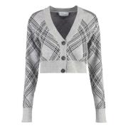 Merino wollen cardigan met strass Giuseppe Di Morabito , Gray , Dames