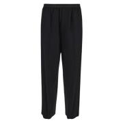 Stijlvolle Broek met Tailleband Balenciaga , Black , Heren