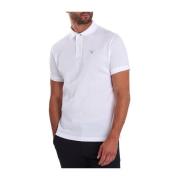 Witte Polo Shirt Casual Stijl Barbour , White , Heren