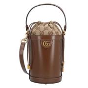 Leather handbags Gucci , Brown , Dames