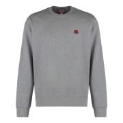 Bloemen Crew-neck Sweatshirt Kenzo , Gray , Heren