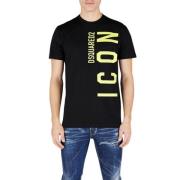 T-Shirts Dsquared2 , Black , Heren