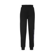 Katoenen Logo Print Sweatpants Karl Lagerfeld , Black , Dames