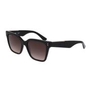 Zwart/Bruin Geshade Zonnebril Lacoste , Black , Dames