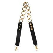 Ketting Schouderband met Goudkleurige Hardware Balmain , Black , Dames