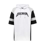 Katoenen Hoodie Balmain , White , Heren