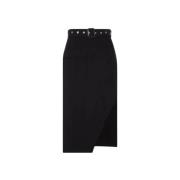 Elegante Zwarte Rok voor Vrouwen Alexander McQueen , Black , Dames