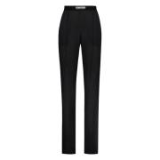 Kasjmierbroek met elastische tailleband en logo Tom Ford , Black , Dam...