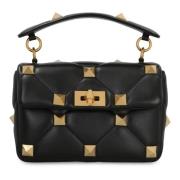 Roman Stud Gewatteerde leren tas Valentino , Black , Dames