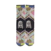 Sokken met All-Over Print Versace , Multicolor , Dames