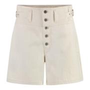 Denim Shorts Jil Sander , Beige , Dames