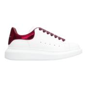 Chunky Sole Leren Sneakers Alexander McQueen , White , Dames