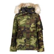 Parka met coyote bont rand Canada Goose , Multicolor , Dames