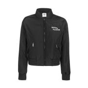 Bomberjack met logo patch Opening Ceremony , Black , Dames