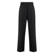 Trousers Palm Angels , Black , Dames