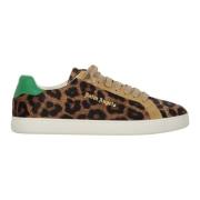 Contrasterende leren lage sneakers Palm Angels , Multicolor , Heren