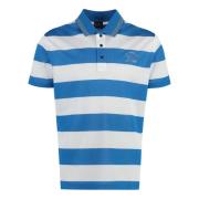 Gestreept Katoenen Poloshirt Paul & Shark , Blue , Heren