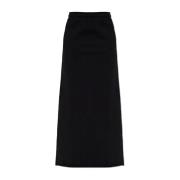 Rok met logo Vetements , Black , Dames