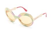 RCS Land OF Revelations Vaso Sunglasses Marni , Yellow , Dames