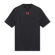 T-shirt met logo 44 Label Group , Gray , Heren