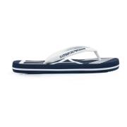 Unisex Slippers Wit/Blauw Xcq004-Xk196-N527 Emporio Armani EA7 , Blue ...