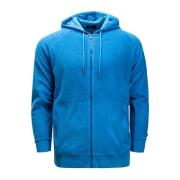 Heren Hoodie Ss23Mzip90-183 Blauw Jott , Blue , Heren