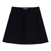 Mini Rok Valentino Garavani , Blue , Dames