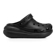 Klassieke Crush Klomp Sandalen Crocs , Black , Dames