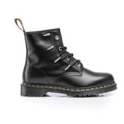 1460 Zwarte Leren Unisex Laarzen Dr. Martens , Black , Heren