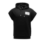 Mouwloze Heren Hoodie, Zwart, Losse Pasvorm Emporio Armani EA7 , Black...